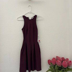 NEW Lululemon Here To There Mini Athletic Dress Bordeaux Drama Burgundy sz 4